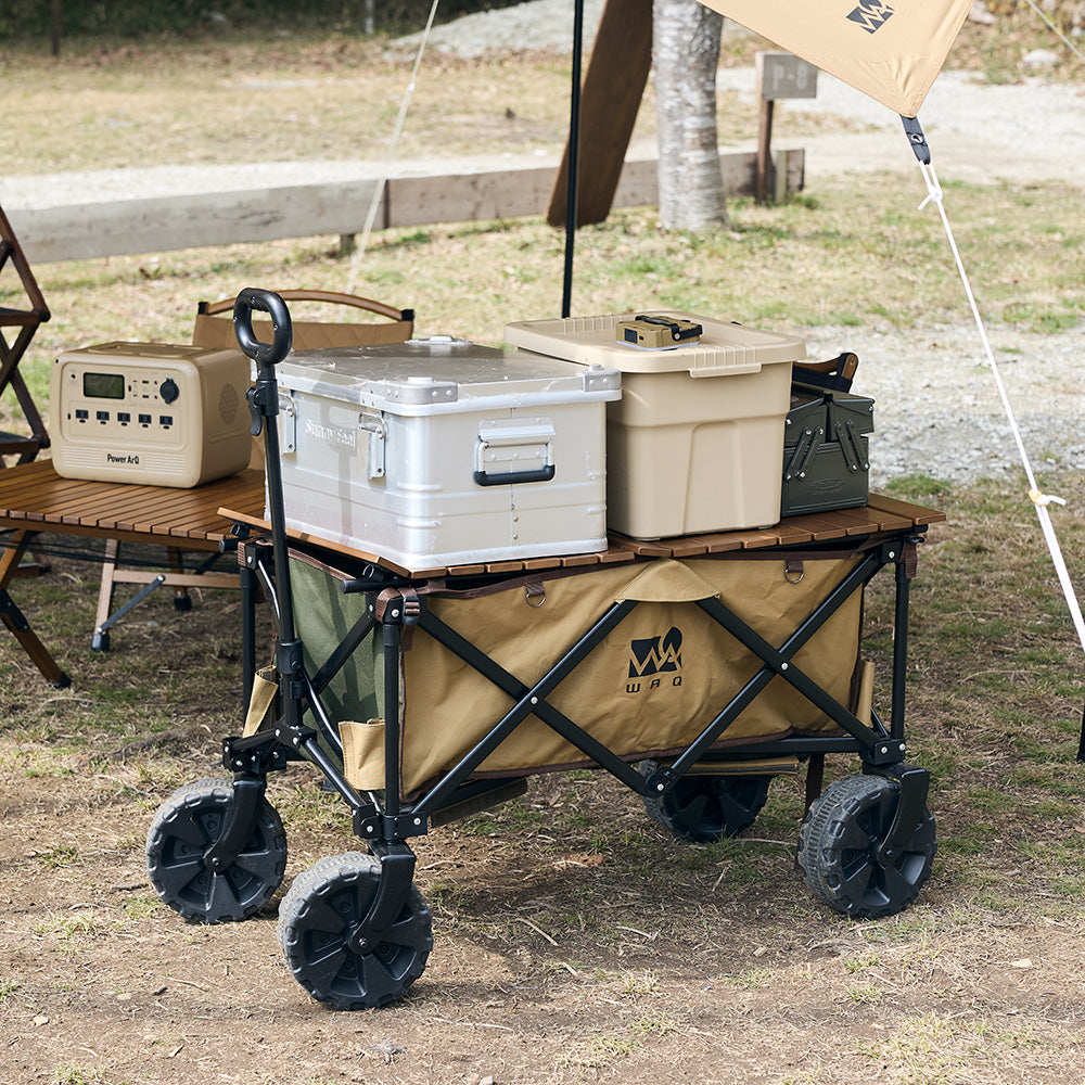 アウトドアワゴン専用 ウッドテーブル WAQ【1年保証】