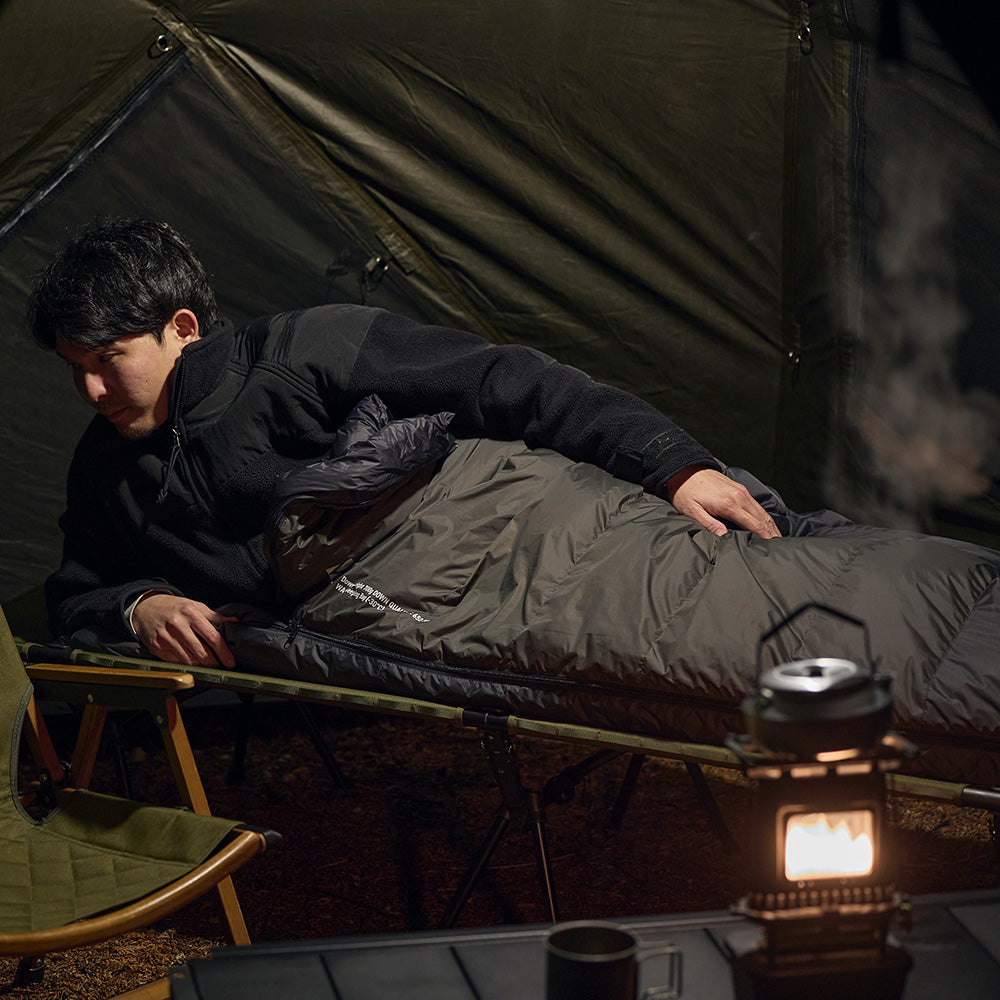 WAQ ダウンスリーピングバッグ -30℃対応 FP650 軽量 コンパクト【送料無料/1年保証】