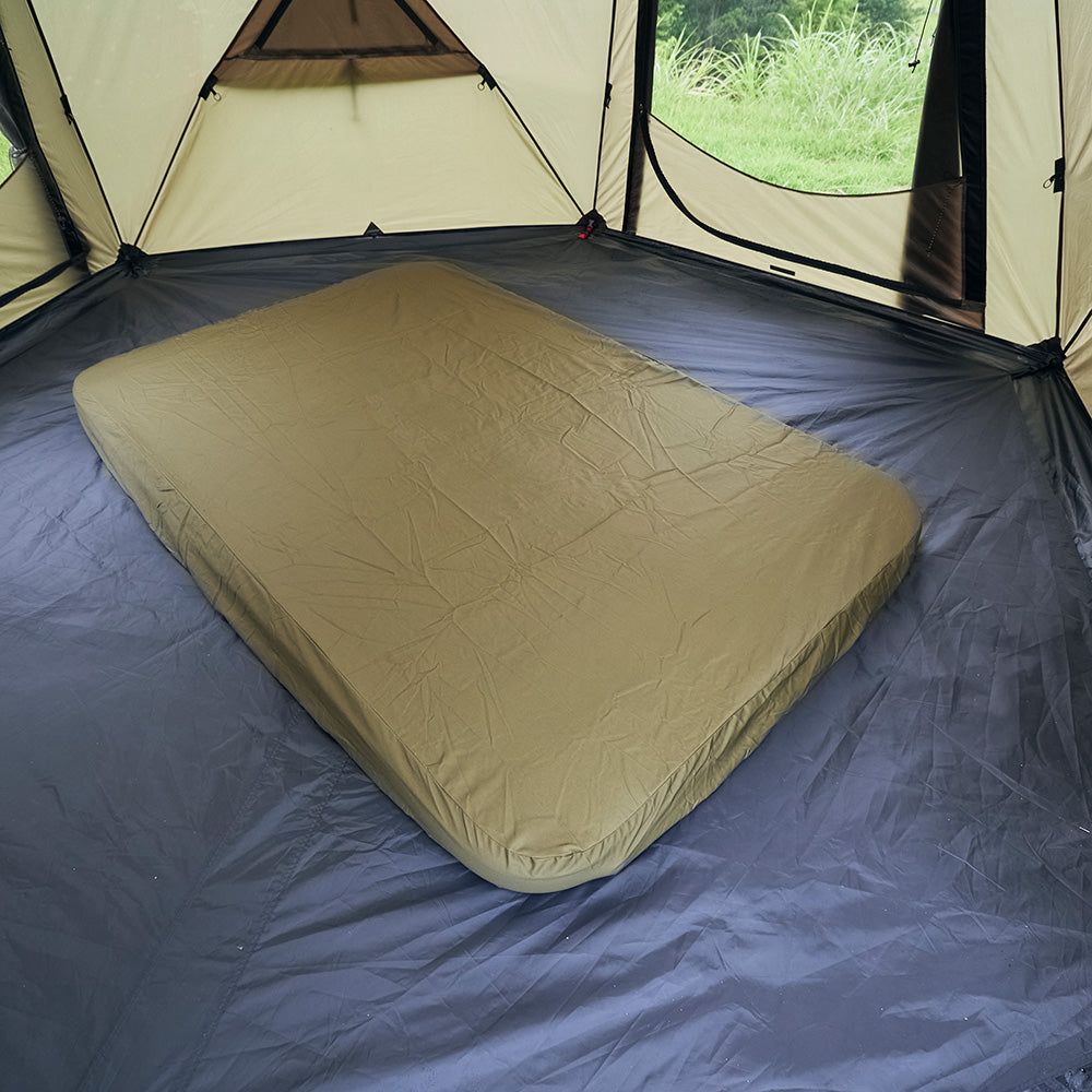 【お得なセット商品】キャンプマット 10cm ダブルサイズ & 専用シーツセット WAQ RELAXING CAMP MAT【送料無料・1年保証】