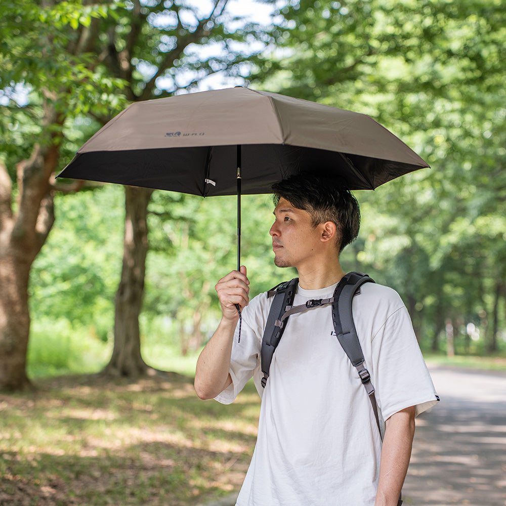 【初回ロット4日間で完売!】【ご予約受付中/9月上旬出荷】 WAQ Field Umbrella 日傘 折りたたみ 自動開閉 UPF50+ 遮光率100% 晴雨兼用【1年保証】