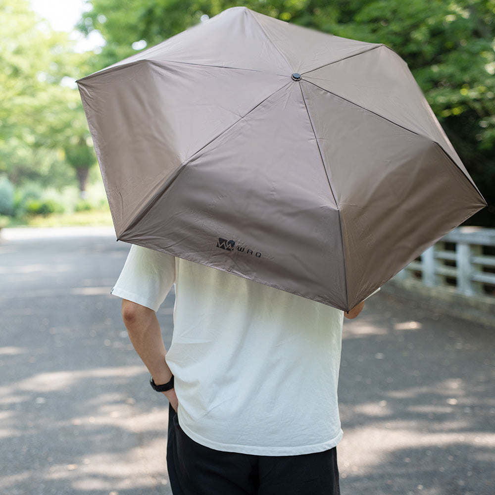 【初回ロット4日間で完売!】【ご予約受付中/9月上旬出荷】 WAQ Field Umbrella 日傘 折りたたみ 自動開閉 UPF50+ 遮光率100% 晴雨兼用【1年保証】