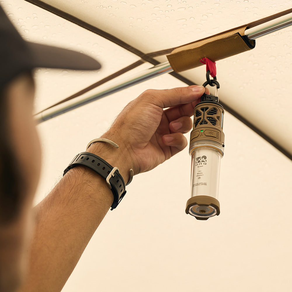 WAQ REPELLENT LANTERN 蚊除け機能搭載 最大輝度600lm IPX6相当の防水性能【1年保証】