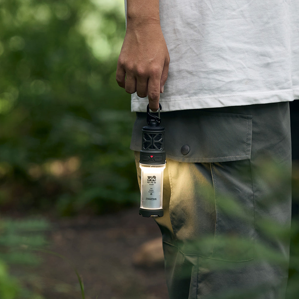 WAQ REPELLENT LANTERN 蚊除け機能搭載 最大輝度600lm IPX6相当の防水性能【1年保証】