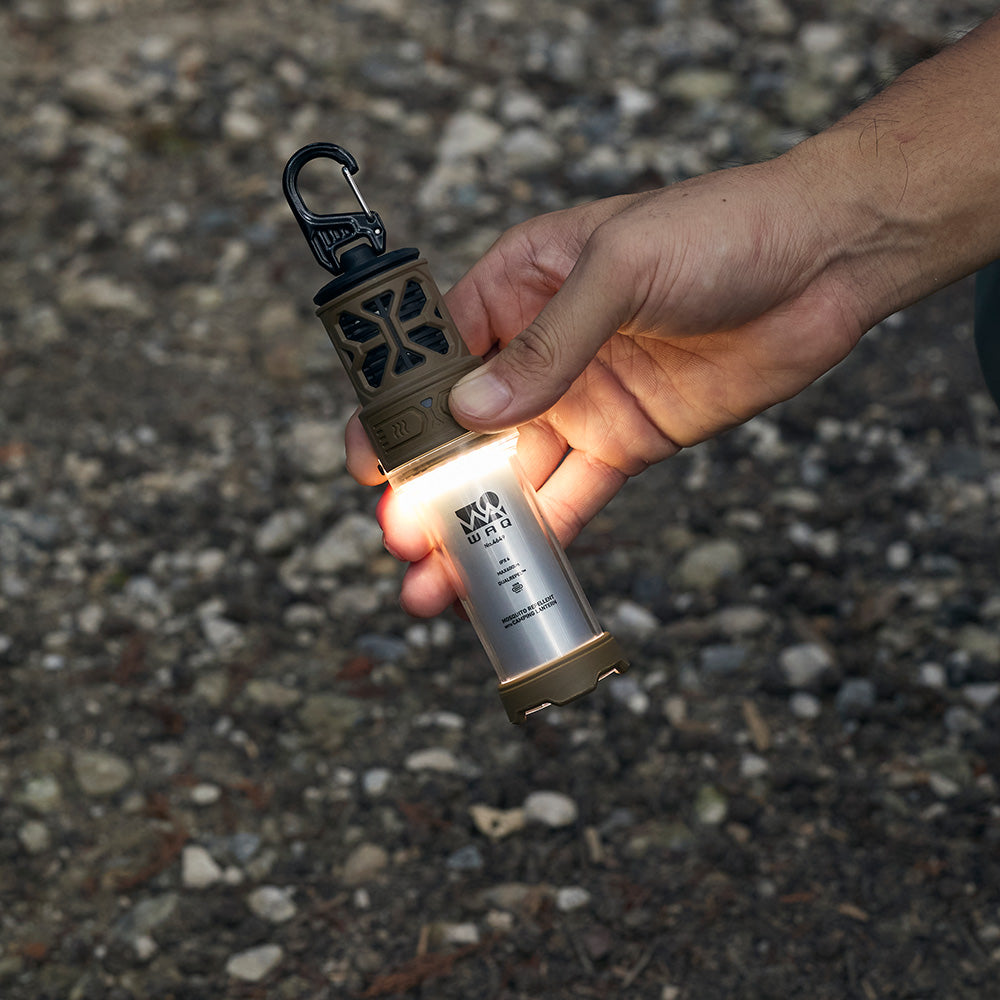 WAQ REPELLENT LANTERN 蚊除け機能搭載 最大輝度600lm IPX6相当の防水性能【1年保証】