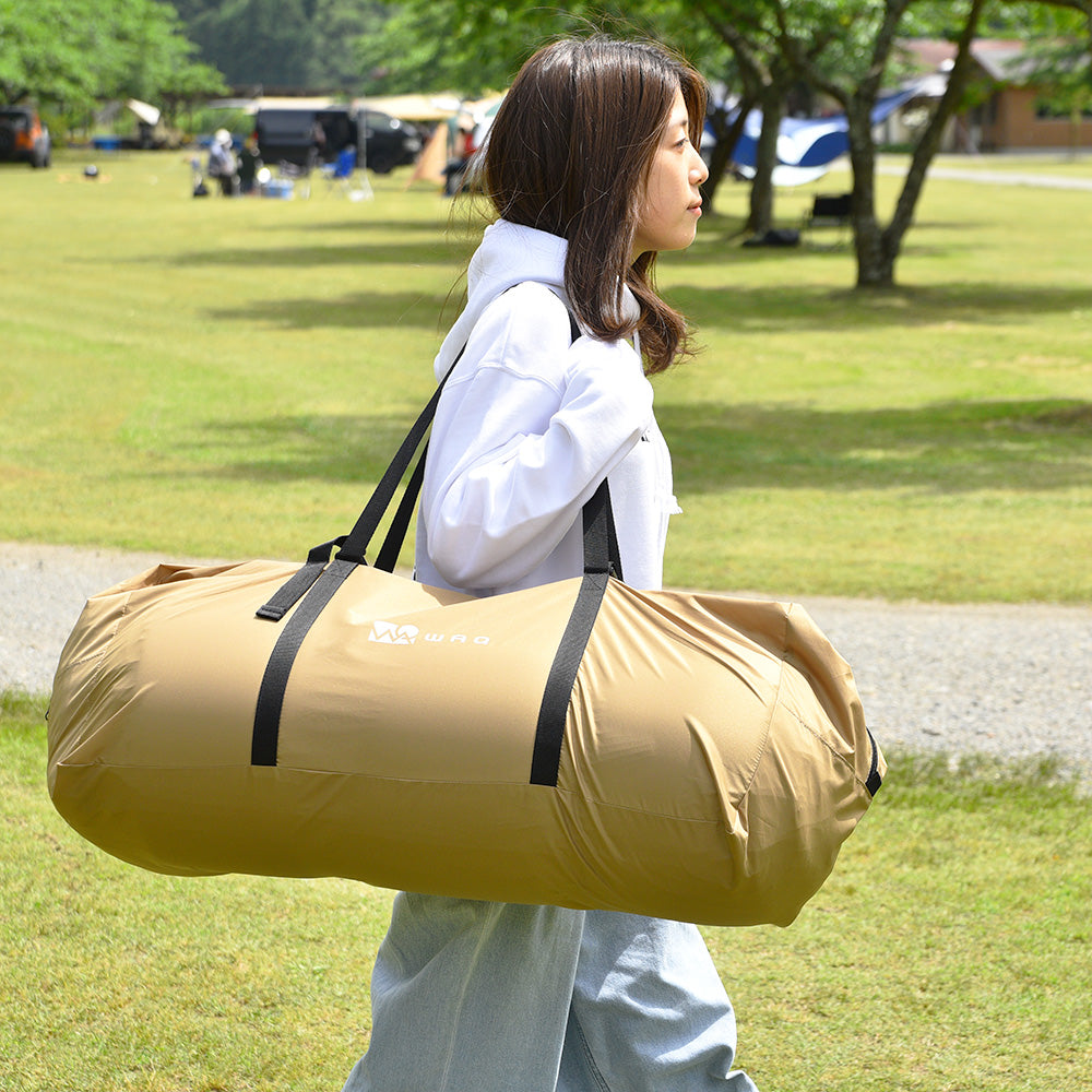 キャンプマット 10cm ダブルサイズ WAQ RELAXING CAMP MAT【送料無料・1年保証】