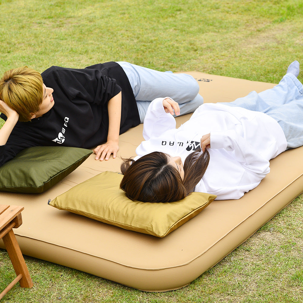 キャンプマット 10cm ダブルサイズ WAQ RELAXING CAMP MAT【送料無料・1年保証】