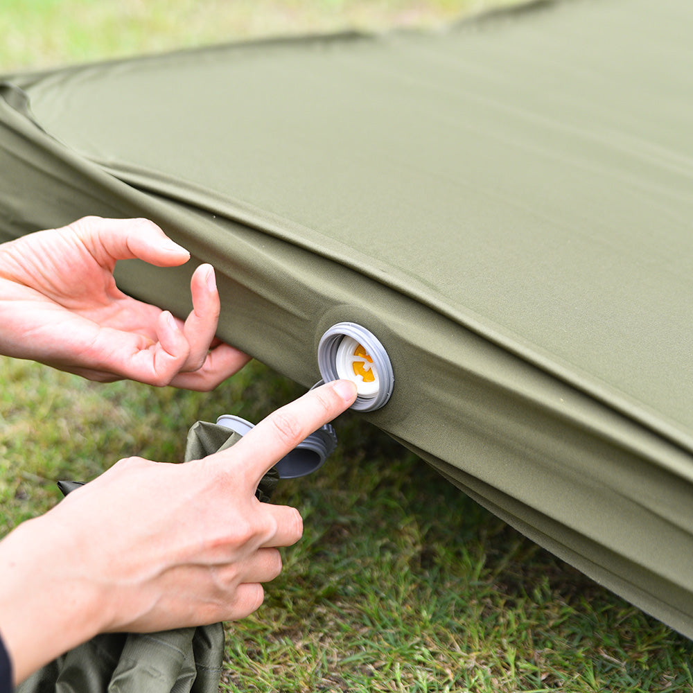 【お得なセット商品】キャンプマット 10cm ダブルサイズ & 専用シーツセット WAQ RELAXING CAMP MAT【送料無料・1年保証】