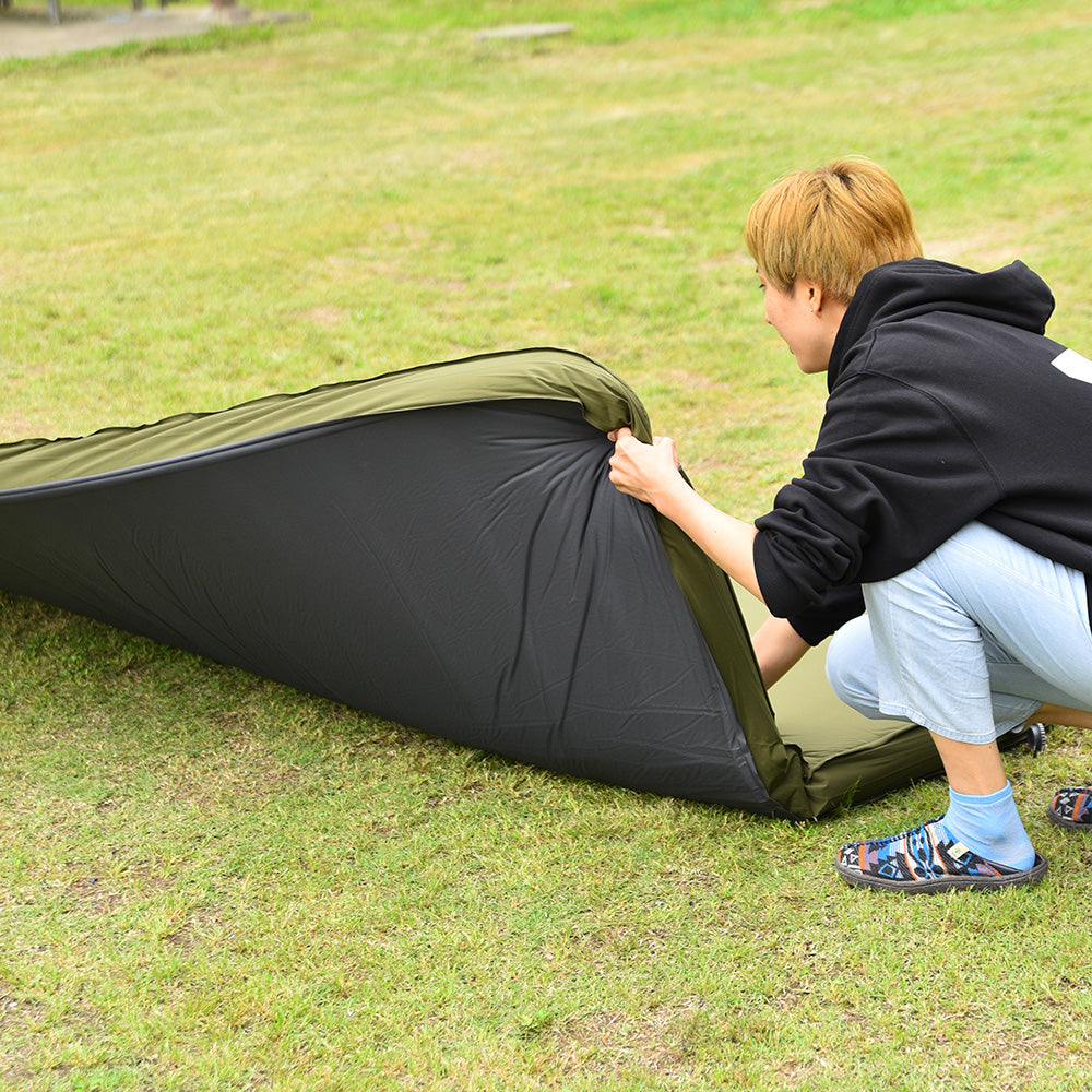 【お得なセット商品】キャンプマット 10cm ダブルサイズ & 専用シーツセット WAQ RELAXING CAMP MAT【送料無料・1年保証】