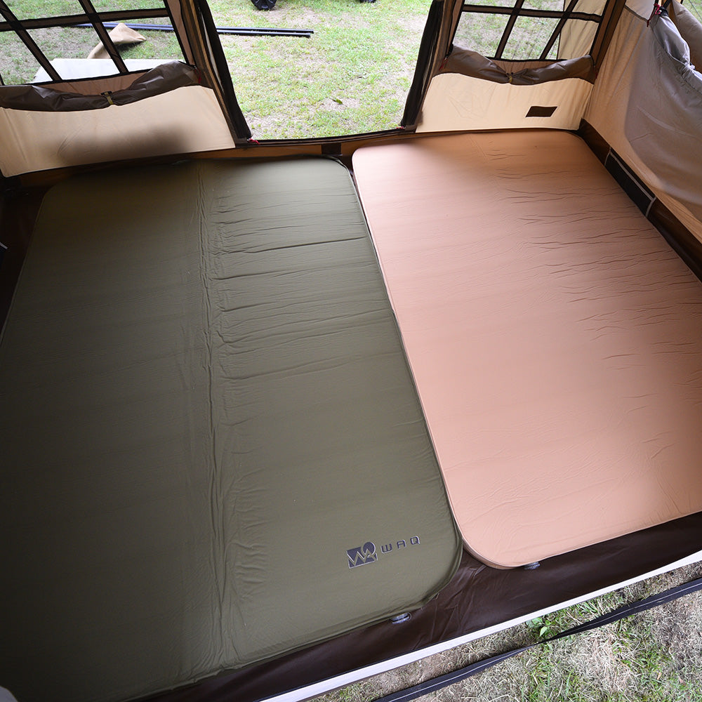 【お得なセット商品】キャンプマット 10cm ダブルサイズ & 専用シーツセット WAQ RELAXING CAMP MAT【送料無料・1年保証】