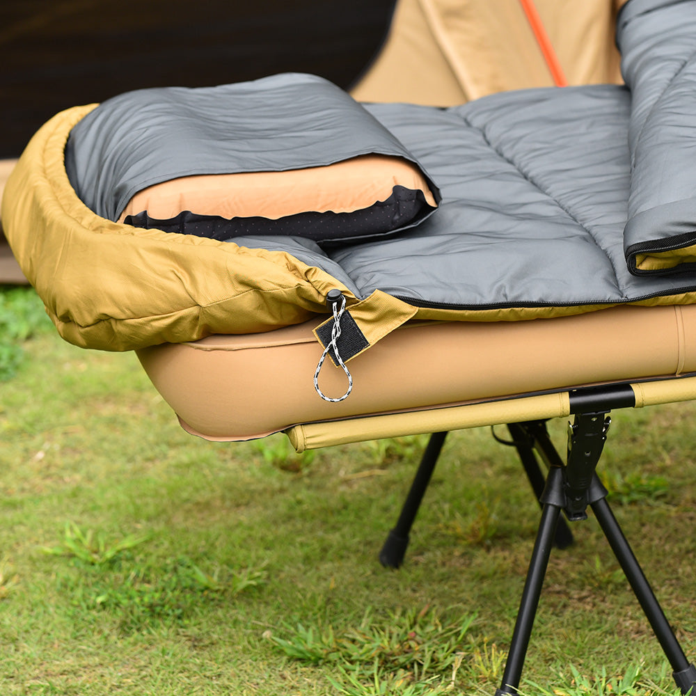 WAQ DD SLEEPINGBAG ソロ 両開きタイプ寝袋 3シーズン使用可能 快適使用温度0℃【1年保証】