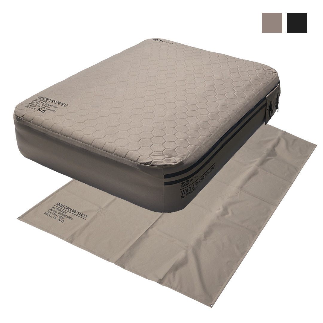 お得なセット】WAQ AIR BED+専用グランドシートセット シングル/ダブル