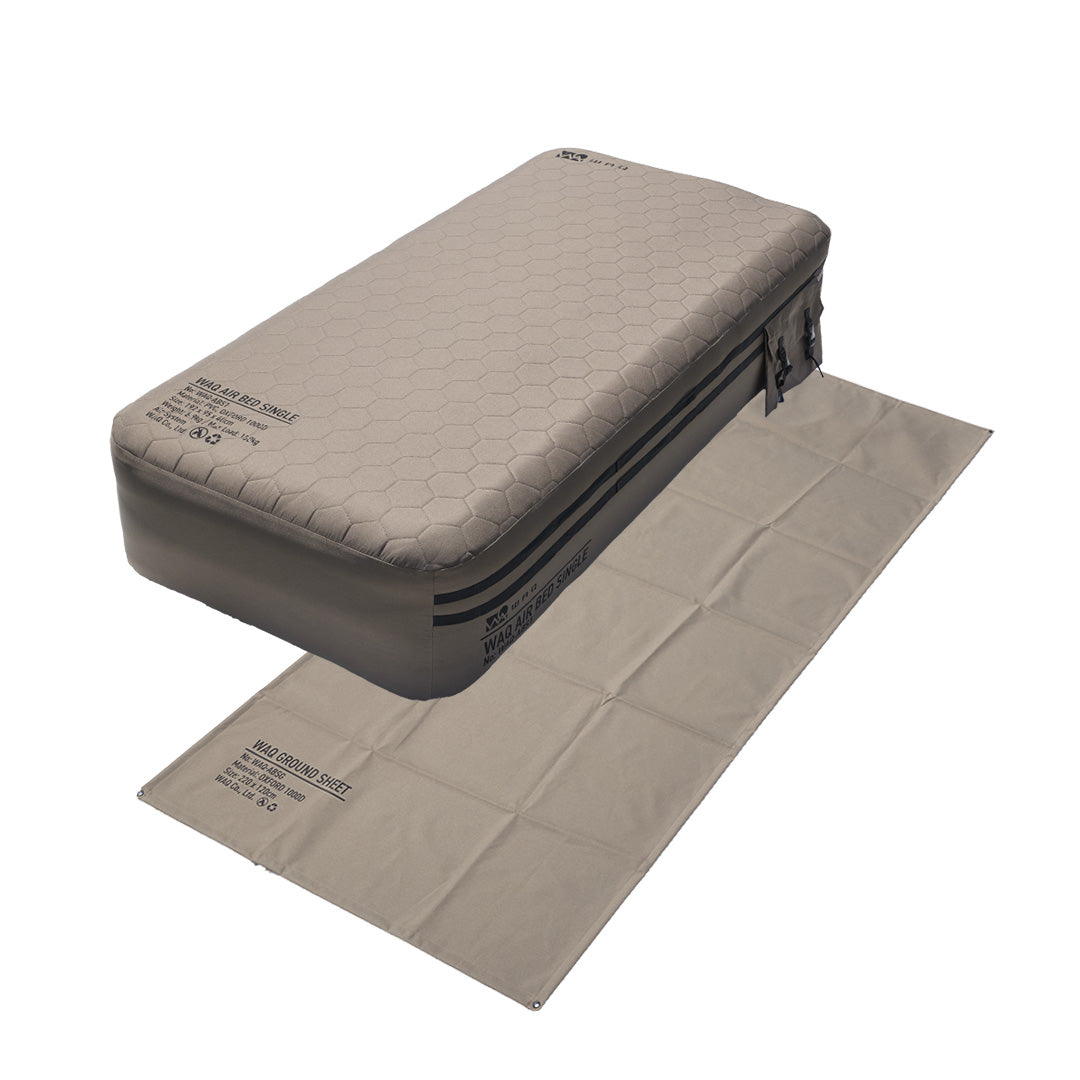 【新製品】【予約受付中!10月下旬出荷予定】 WAQ AIR BED シングル/ダブル|アウトドア・キャンプ・来客用にも最適 【送料無料/1年保証】