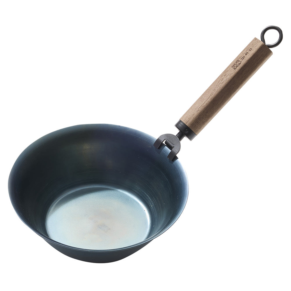 WAQ TAKIBING FRYPAN Deep 焚き火 フライパン 焚き火パン 深型 ハンドル分離タイプ 【1年保証】