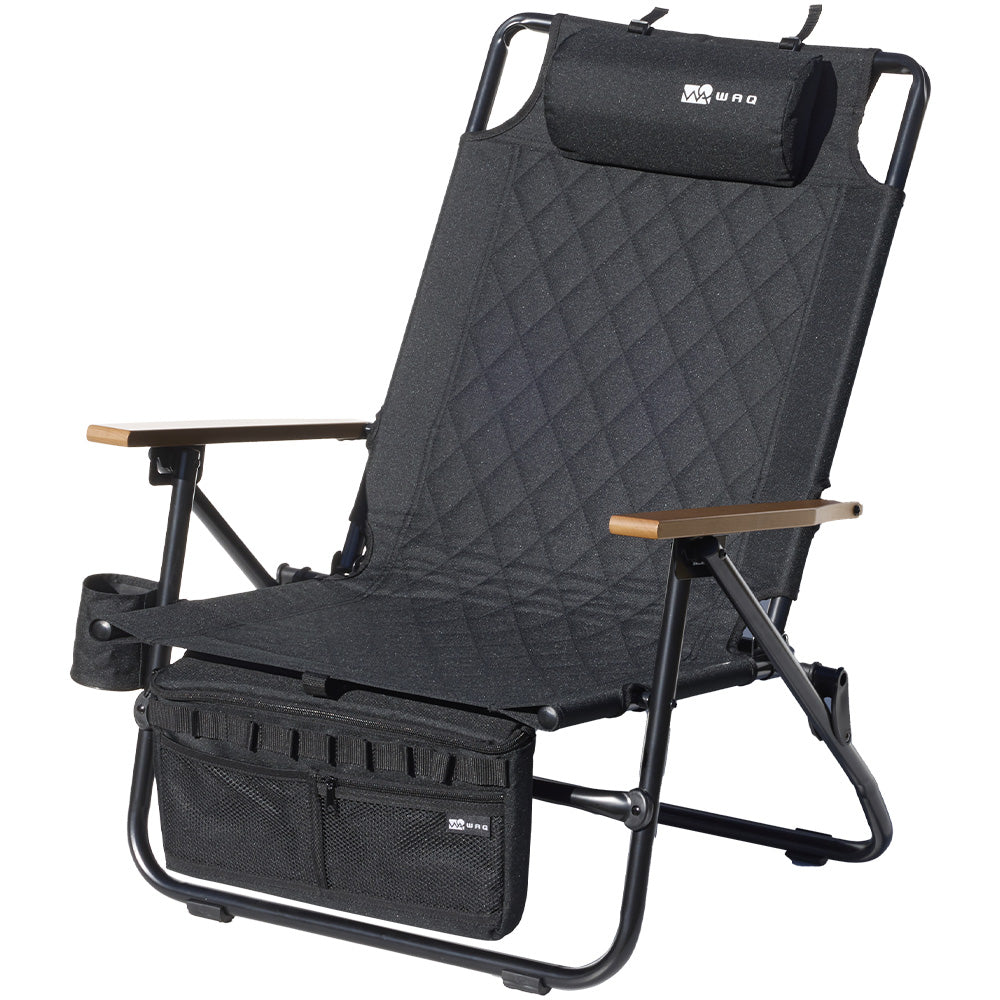 WAQ Reclining Low Chair リクライニングローチェア レギュラー / ハイバック 2サイズ【1年保証】
