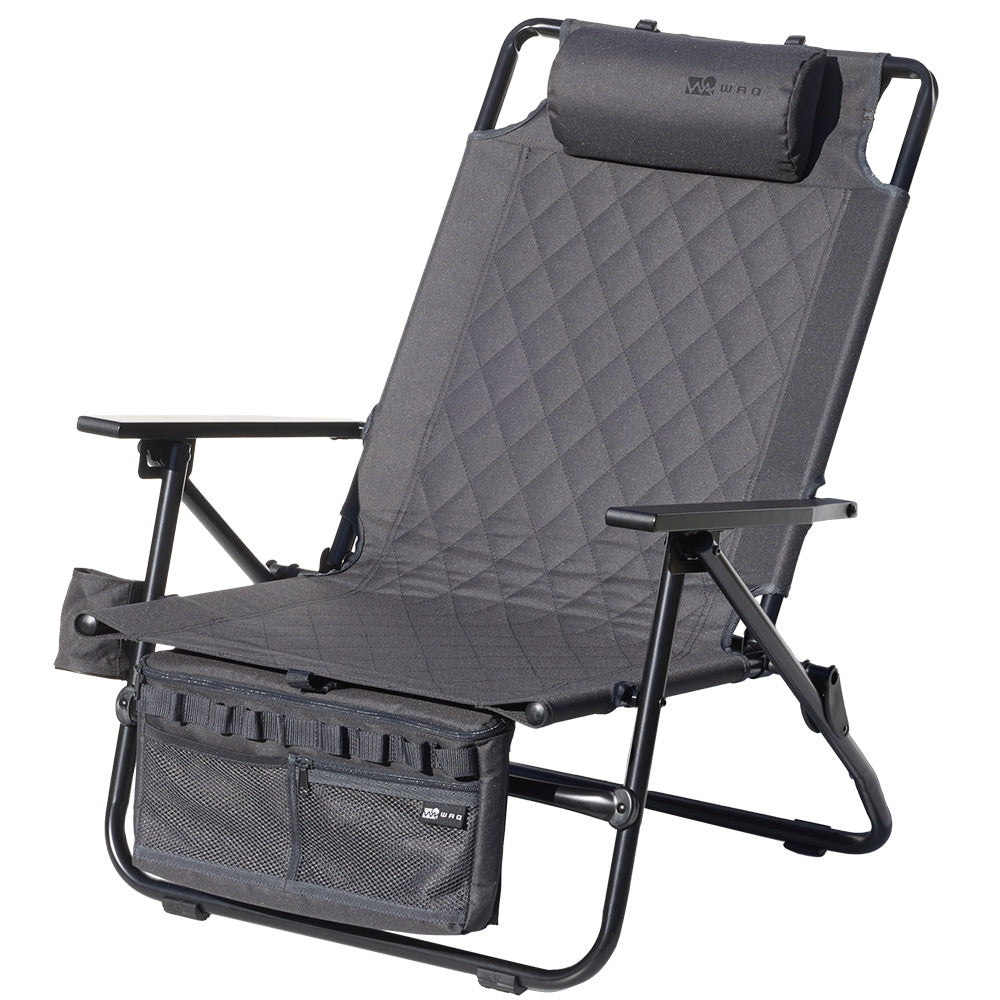 【先着順予約受付中!】 WAQ Reclining Low Chair High Back リクライニングローチェア ハイバック 【1年保証】