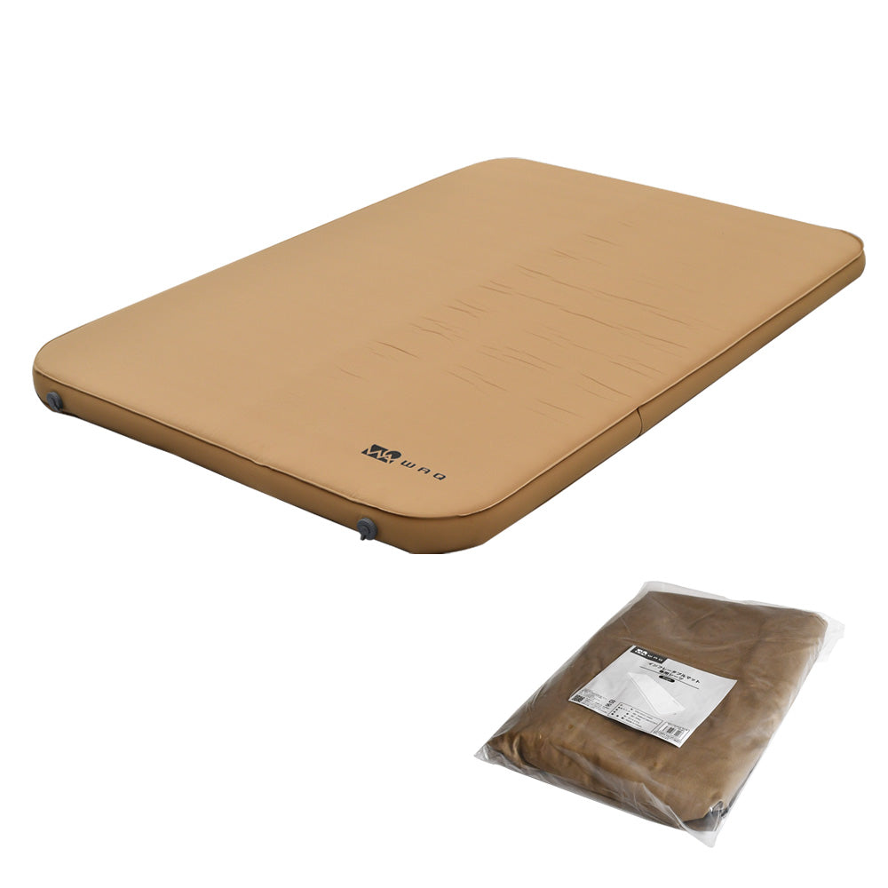 【お得なセット商品】キャンプマット 10cm ダブルサイズ & 専用シーツセット WAQ RELAXING CAMP MAT【送料無料・1年保証】