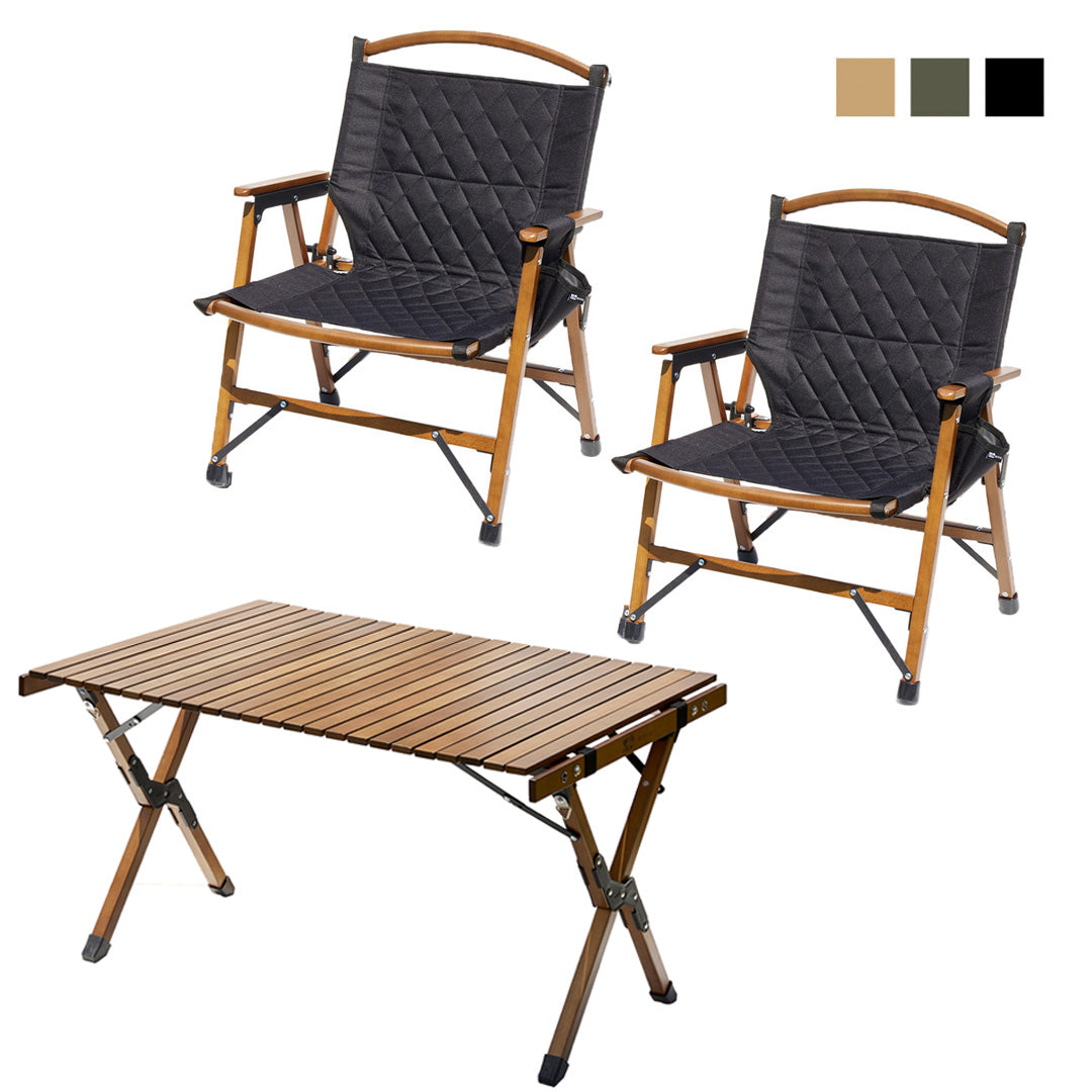 WAQ Folding Wood Chair ウッドチェア アウトドア用ウッドチェア