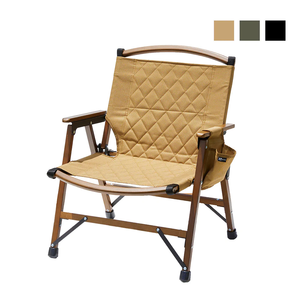 【2個セット】WAQ Folding Wood Chair ウッドチェア【一年保証/送料無料】