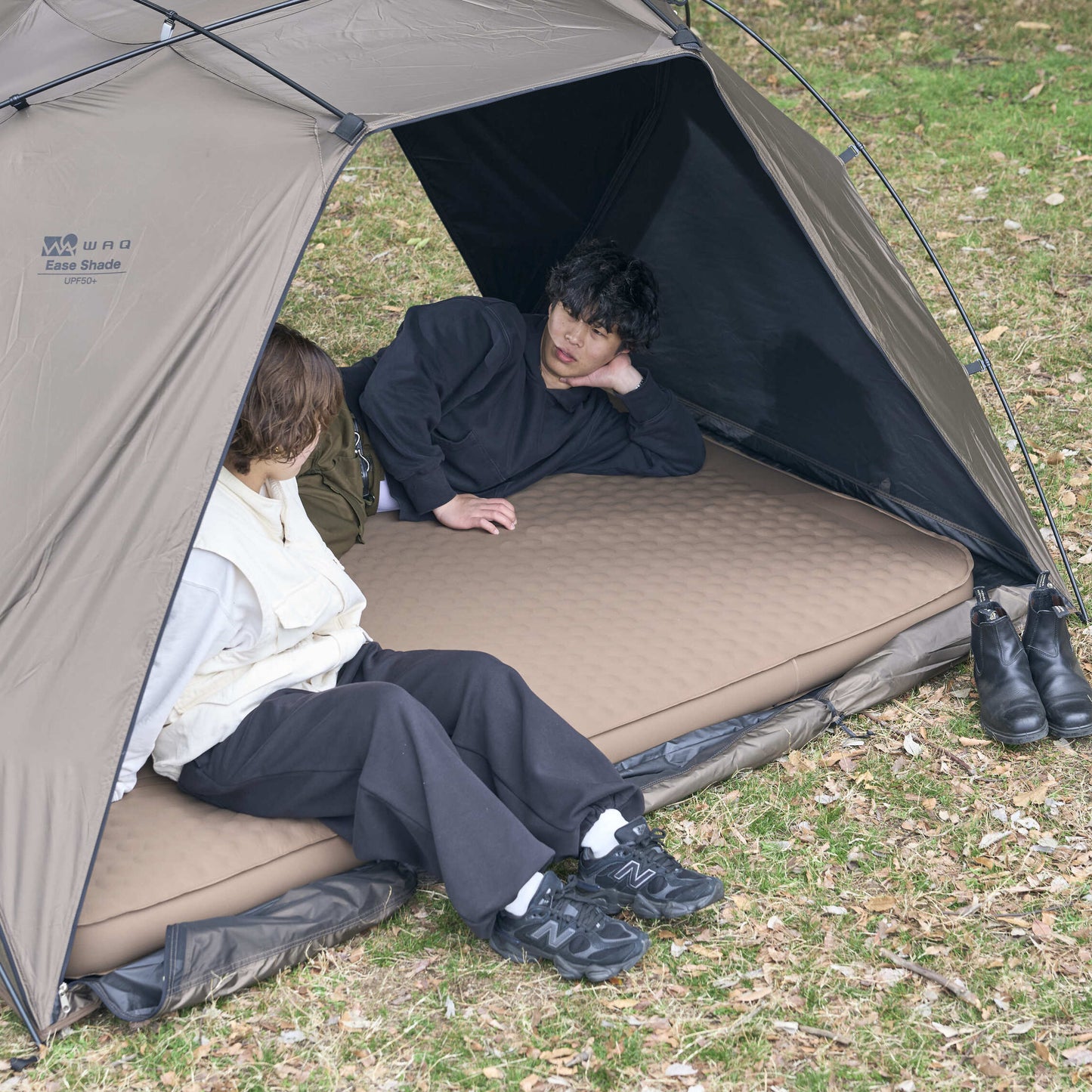 WAQ Relaxing CampMat PLUS 電動ポンプ付き 10cmキャンプマット シングル / ダブル【送料無料・1年保証】