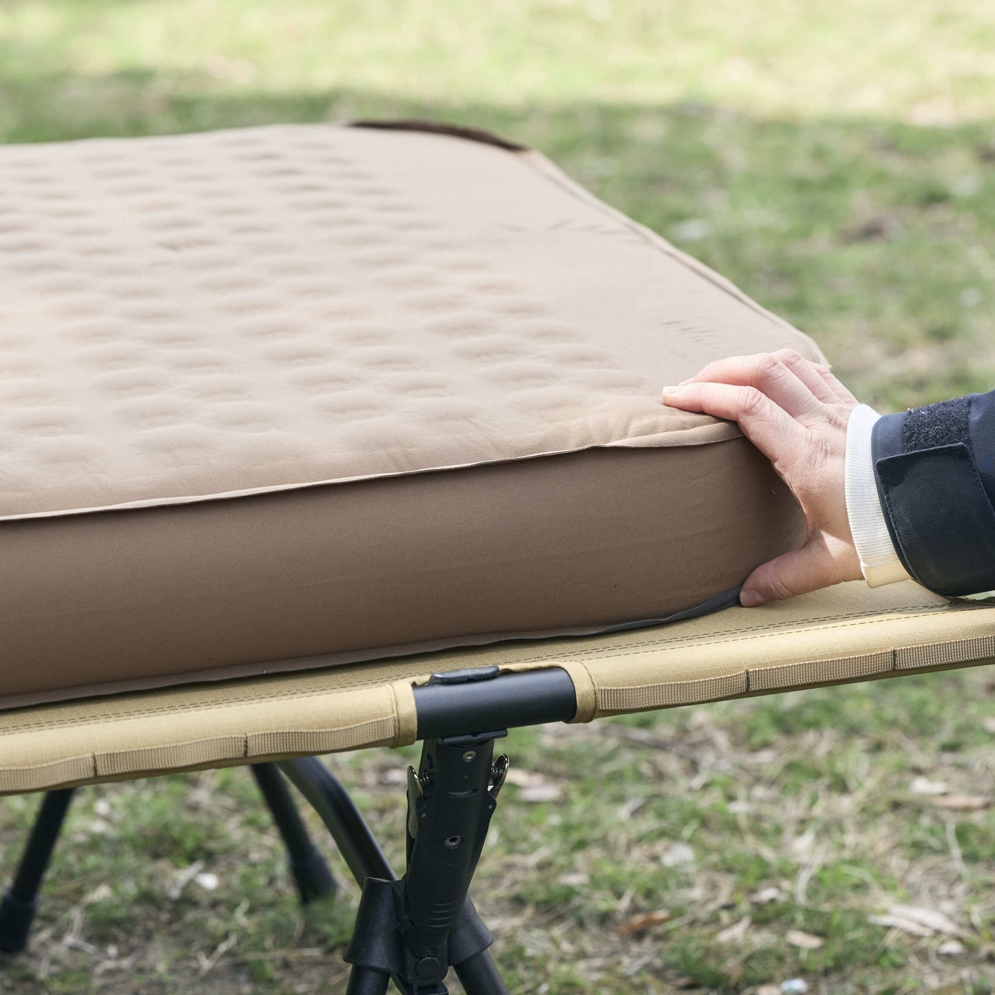 WAQ Relaxing CampMat PLUS 電動ポンプ付き 10cmキャンプマット シングル / ダブル【送料無料・1年保証】