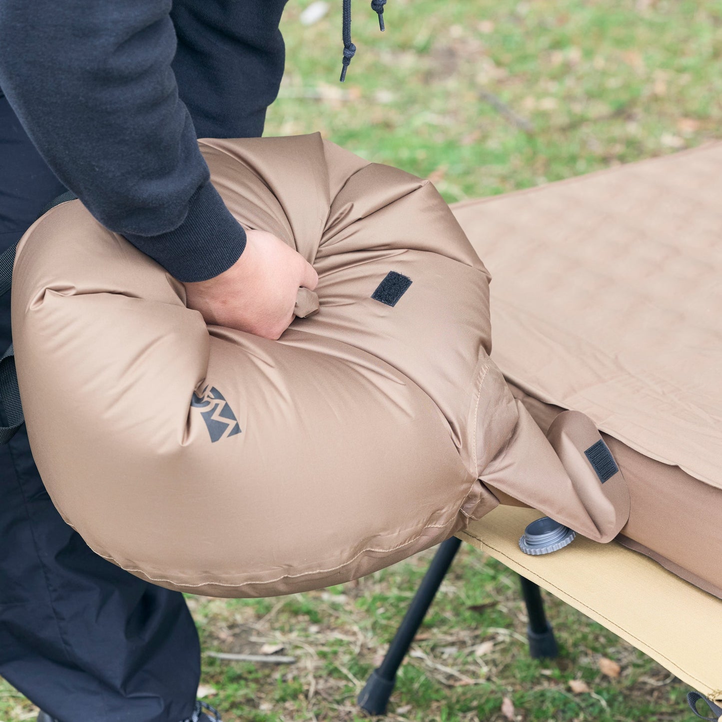 WAQ Relaxing CampMat PLUS 電動ポンプ付き 10cmキャンプマット シングル / ダブル【送料無料・1年保証】