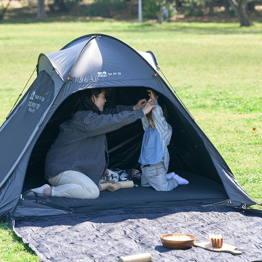 ひ*り様 WAQ テント＋収納バッグ付き 新製品】WAQ EASE POP TENT 日除けシェード 日除けテント ワンタッチ