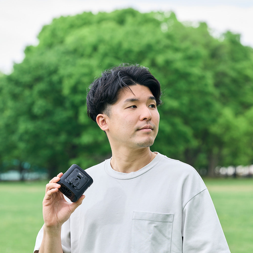 【新製品】WAQ FIELD WAIST FAN ウエストファン 腰掛け扇風機 冷却プレート付き 3WAY ハンディファン｜アウトドア・キャンプ・暑さ対策に最適 【送料無料/1年保証】