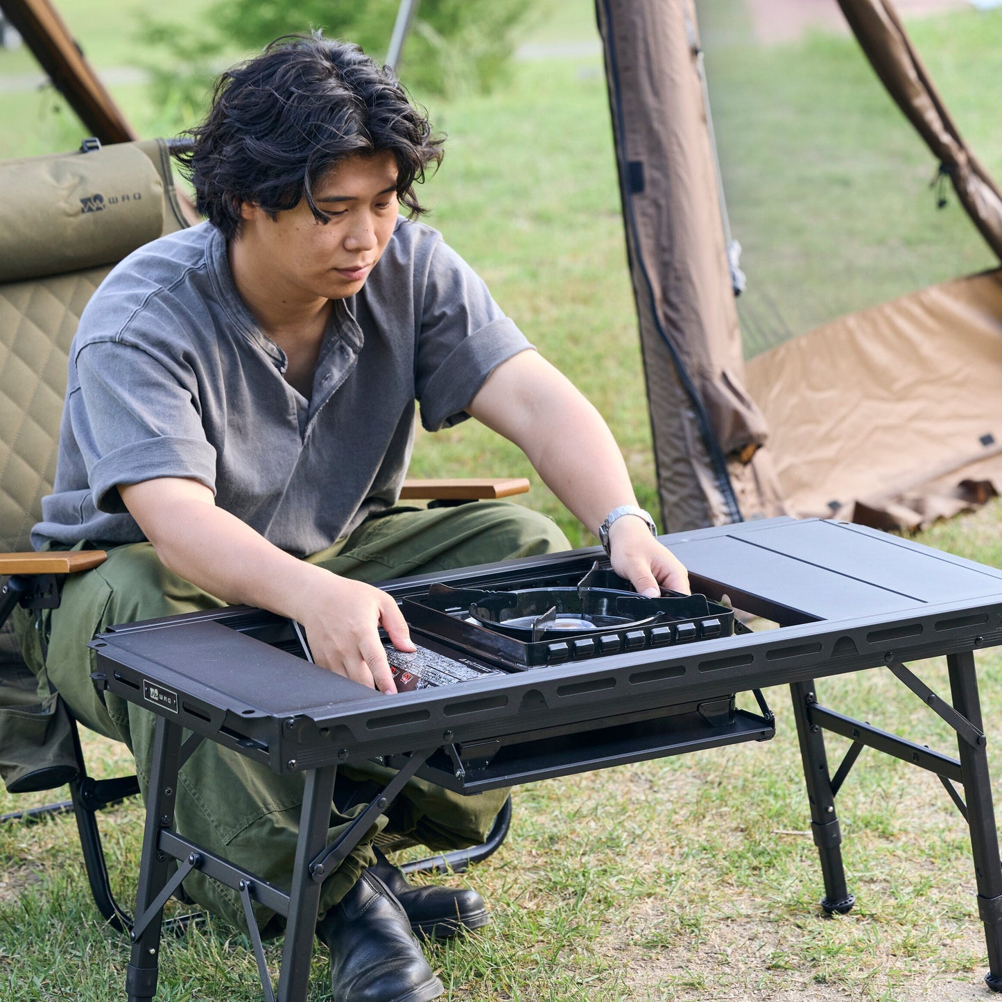 【新製品】WAQ MULTI BURNER BASE IGT規格対応 カセットコンロ用バーナーベース【1年保証】