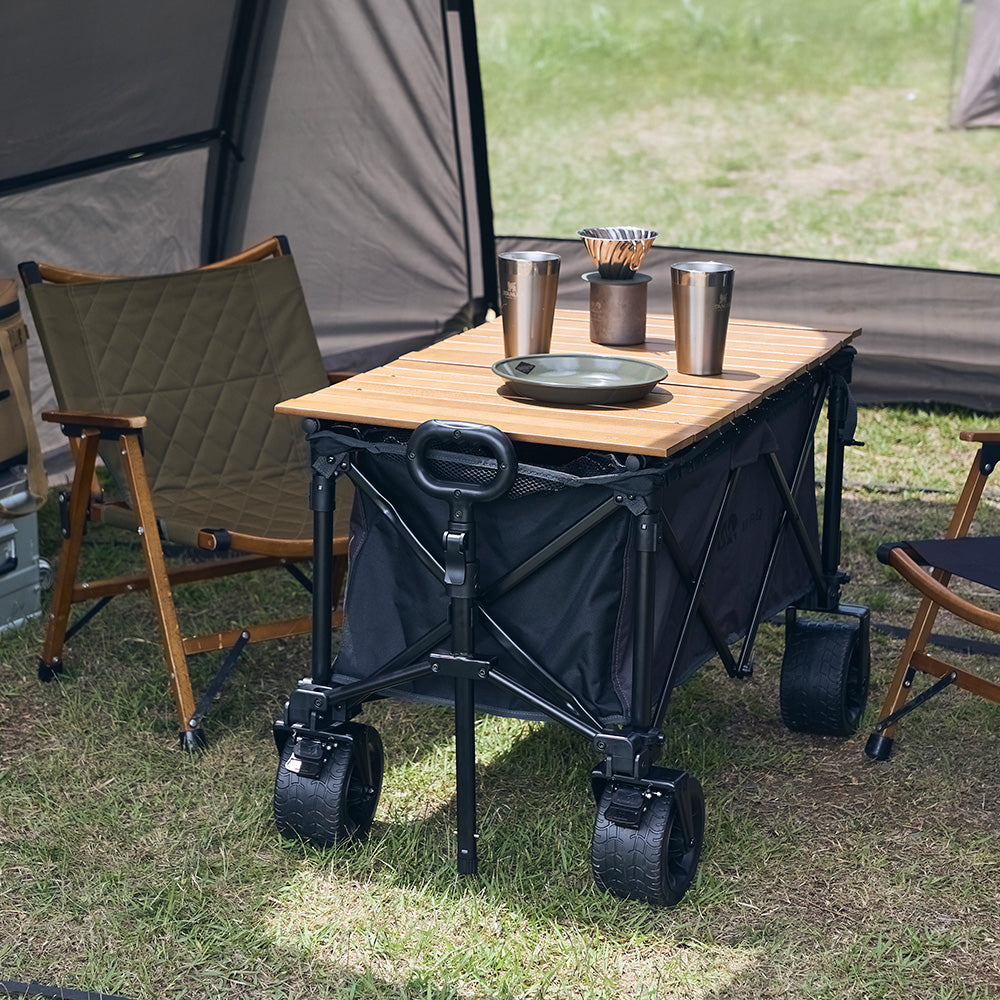 アウトドアワゴン専用 ウッドテーブル WAQ【1年保証】
