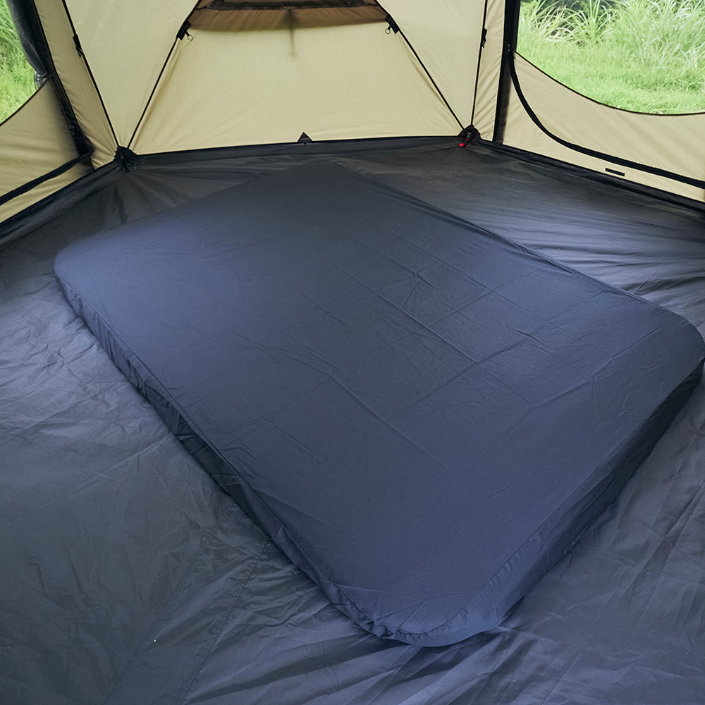 【お得なセット商品】キャンプマット 10cm ダブルサイズ & 専用シーツセット WAQ RELAXING CAMP MAT【送料無料・1年保証】