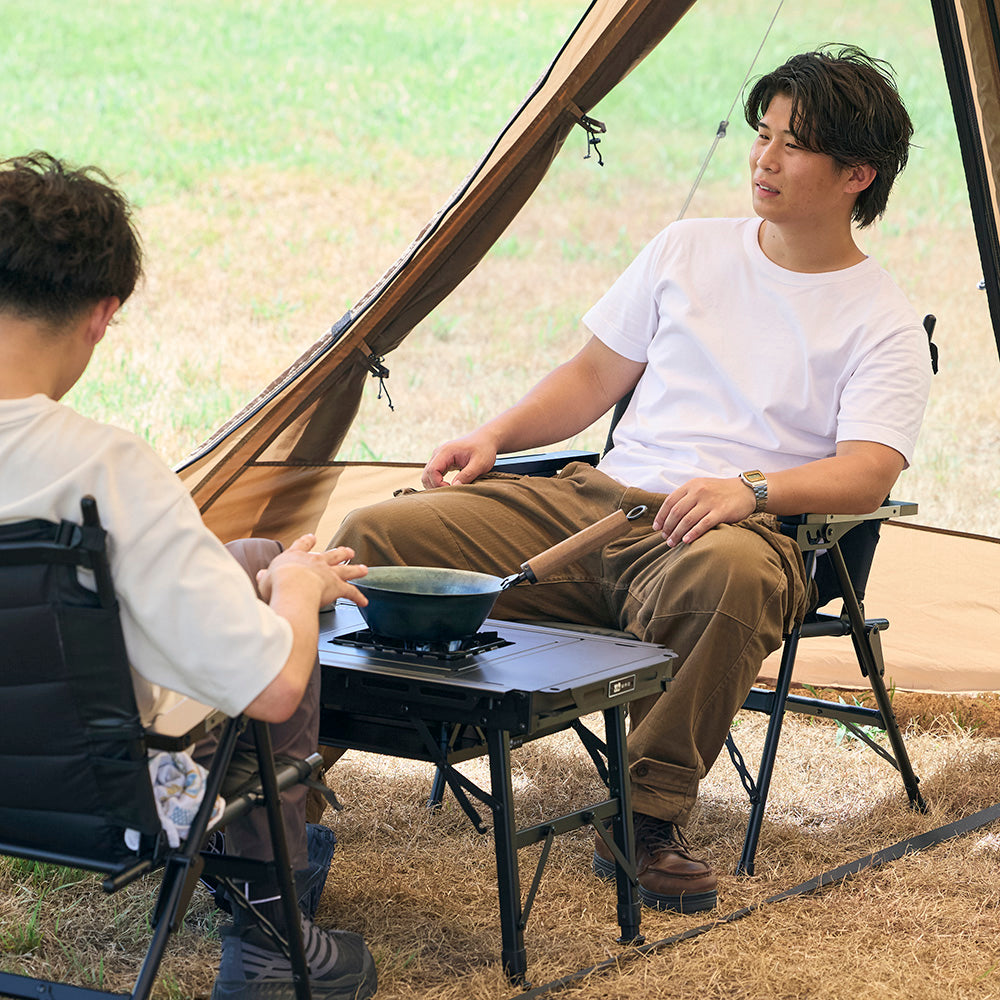 【お得な2個セット】WAQ Reclining Mid Chair リクライニングミッドチェア【送料無料/1年保証】