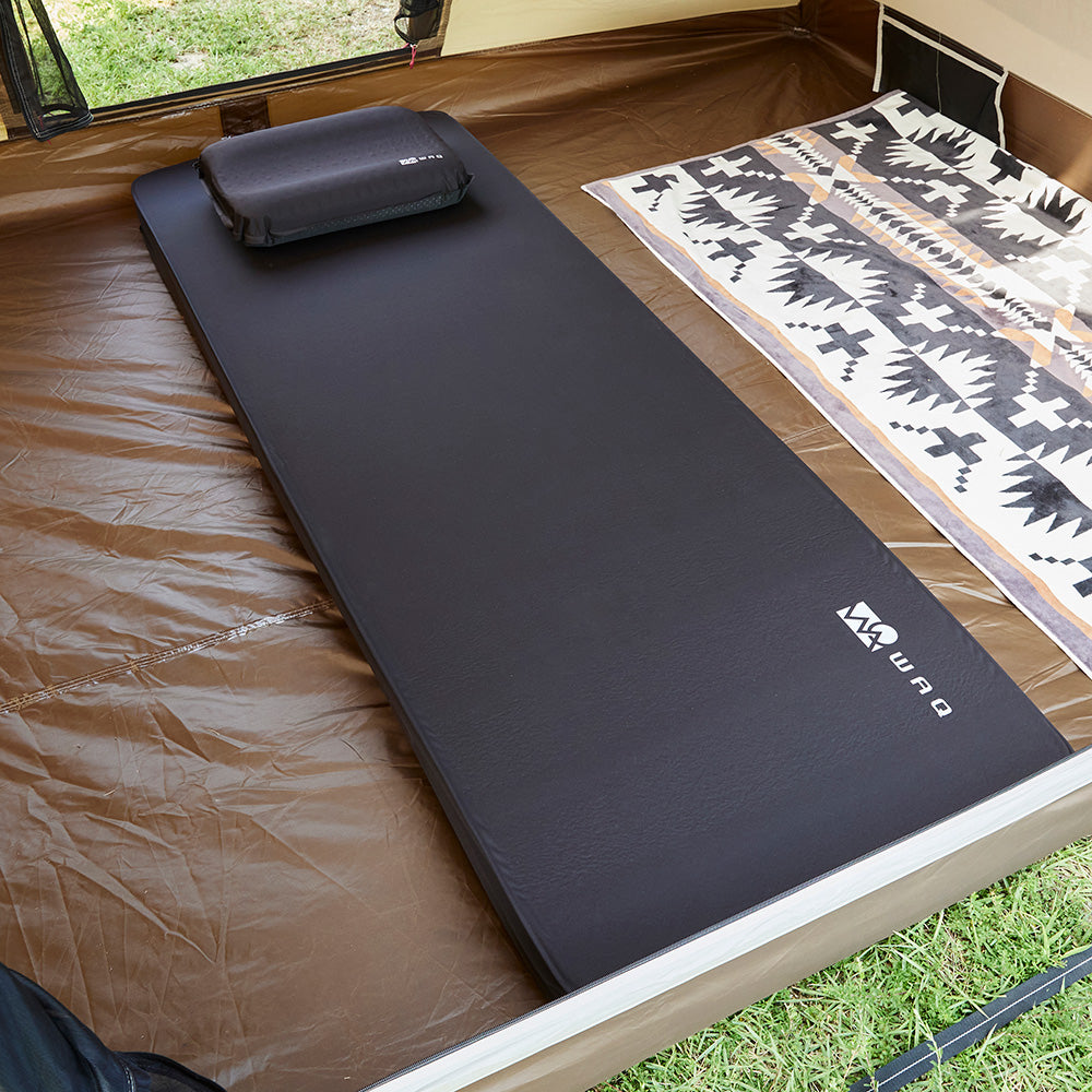 キャンプマット 10cm シングルサイズ WAQ RELAXING CAMP MAT【送料無料・1年保証】