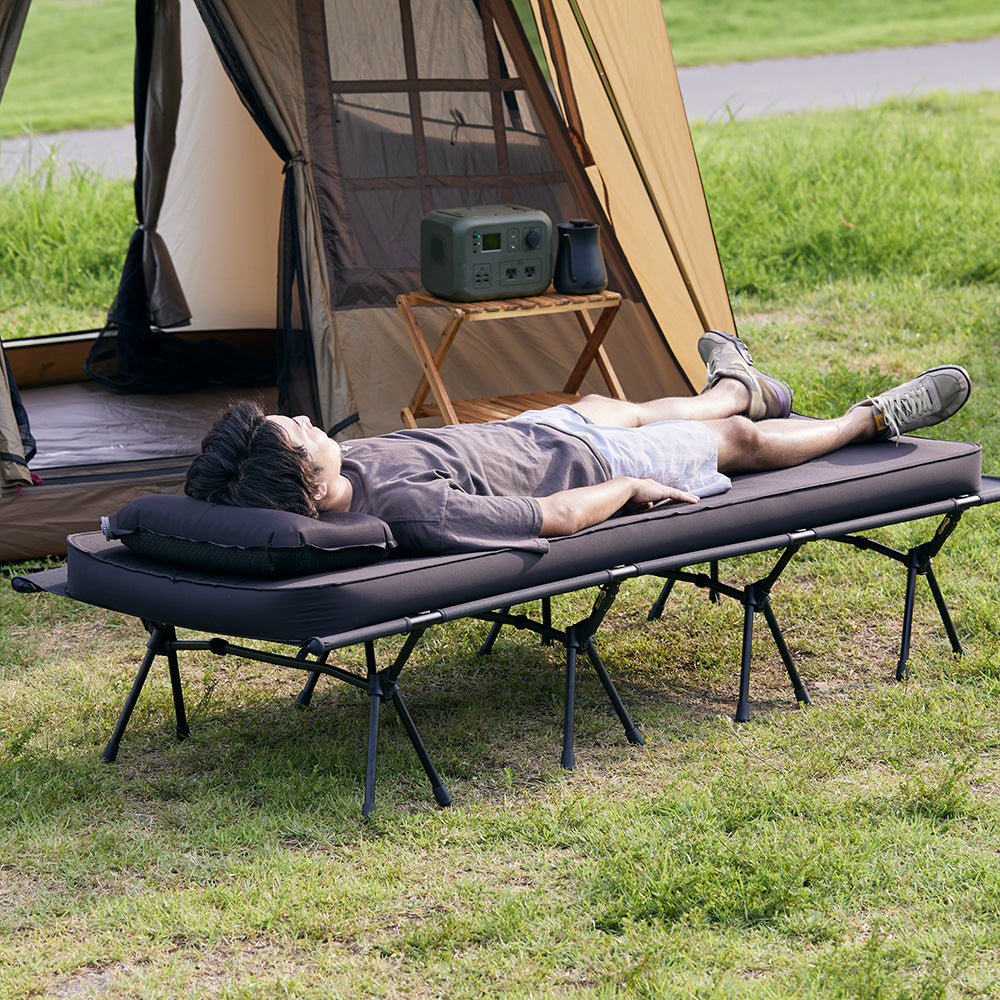キャンプマット 10cm シングルサイズ WAQ RELAXING CAMP MAT【送料無料・1年保証】