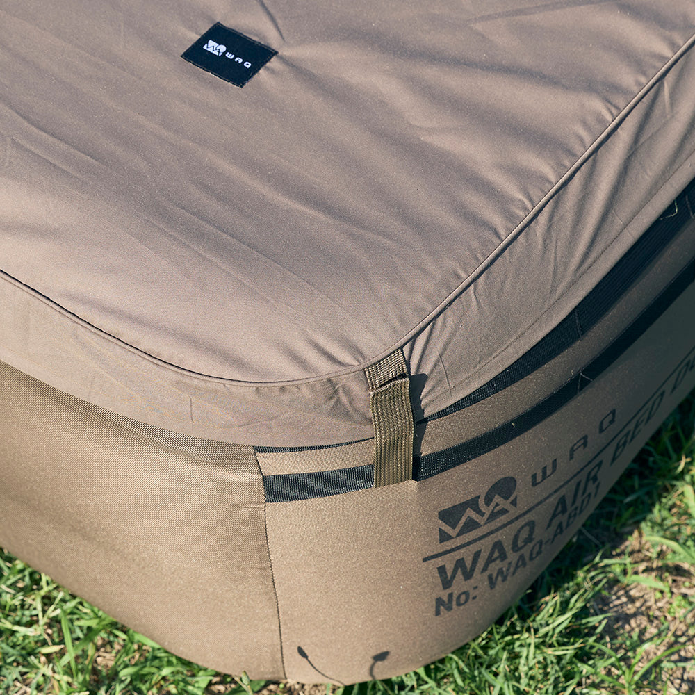 【ご予約受付中｜12月上旬発送】WAQ AIR BED SHEET エアベッド専用シーツ シングル/ダブルサイズ 簡単取付 洗濯OK 【1年保証】