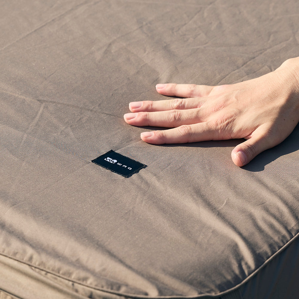 【ご予約受付中｜12月上旬発送】WAQ AIR BED SHEET エアベッド専用シーツ シングル/ダブルサイズ 簡単取付 洗濯OK 【1年保証】