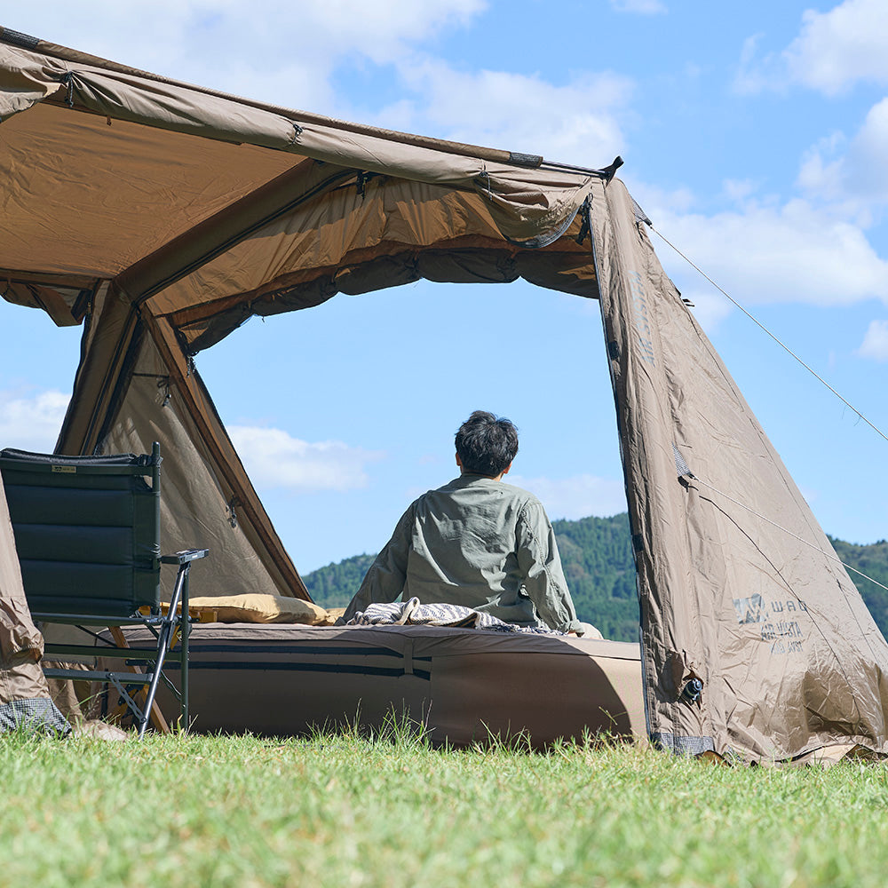 【ご予約受付中｜12月上旬発送】WAQ AIR BED SHEET エアベッド専用シーツ シングル/ダブルサイズ 簡単取付 洗濯OK 【1年保証】