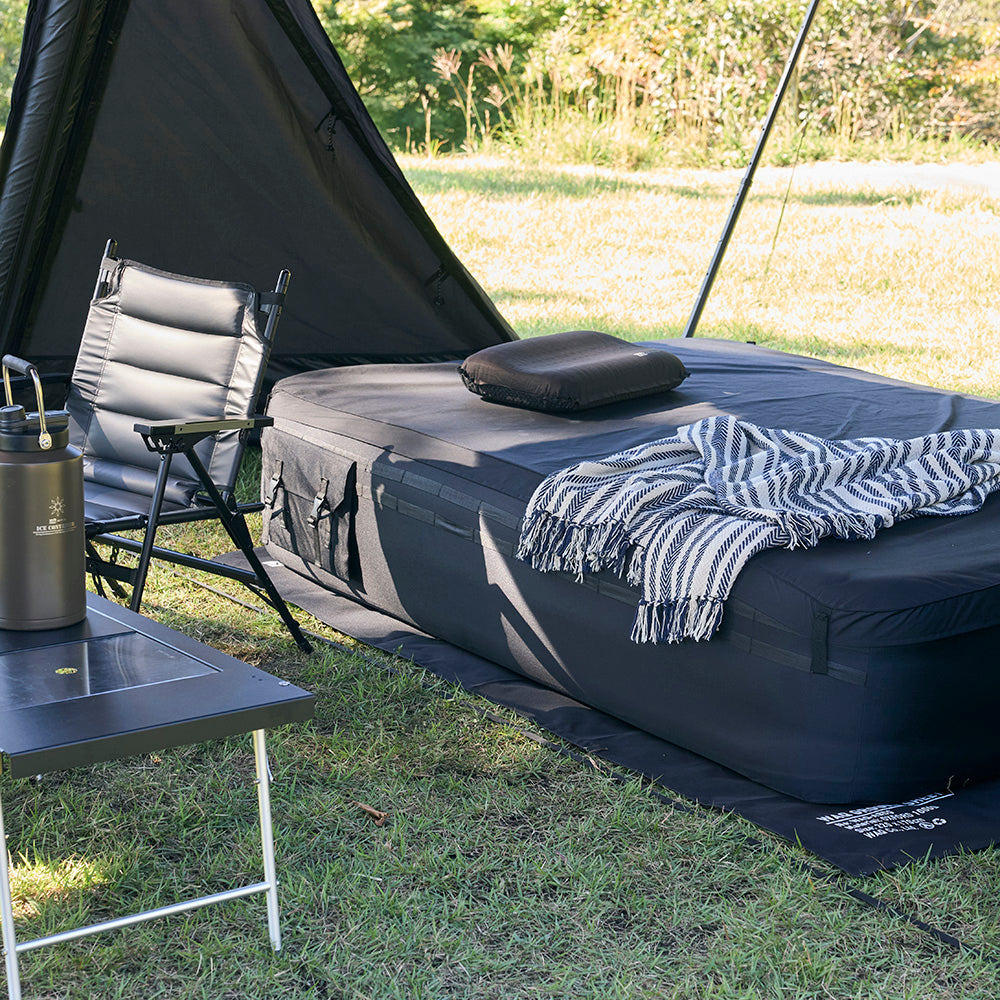 【ご予約受付中｜12月上旬発送】WAQ AIR BED SHEET エアベッド専用シーツ シングル/ダブルサイズ 簡単取付 洗濯OK 【1年保証】