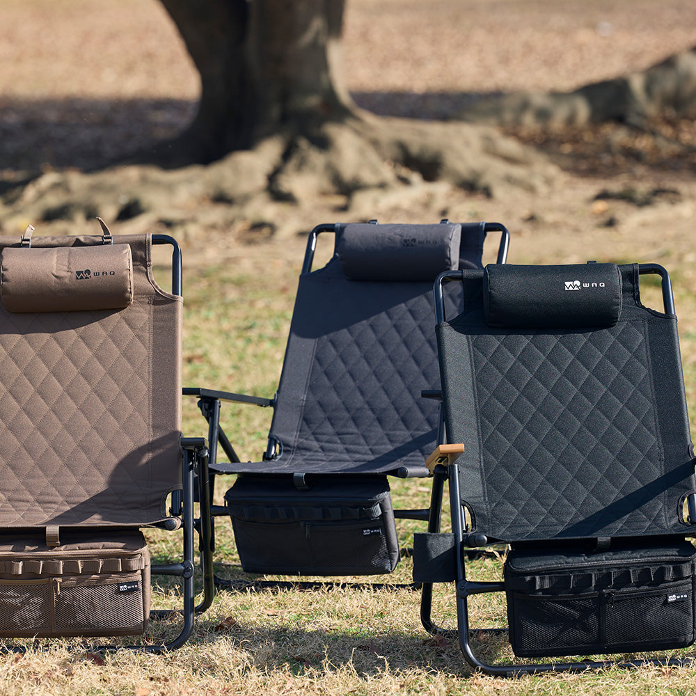 WAQ Reclining Low Chair High Back リクライニングローチェア ハイバック  【1年保証】