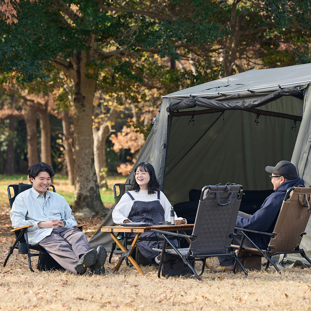 WAQ Reclining Low Chair High Back リクライニングローチェア ハイバック  【1年保証】