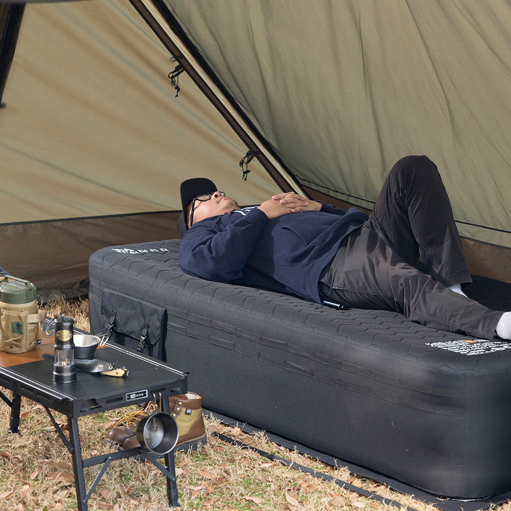 【ご予約受付中！】 WAQ AIR BED シングル/ダブル｜アウトドア・キャンプ・来客用にも最適 【送料無料/1年保証】