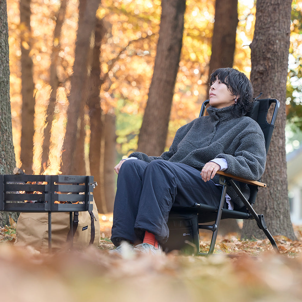 WAQ Reclining Low Chair High Back リクライニングローチェア ハイバック  【1年保証】