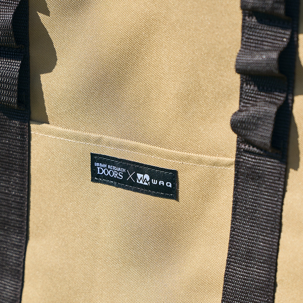 【WAQ x URBAN RESEARCH DOORSコラボ】フォールディングウッドスツール / トート&クーラーバッグ【1年保証】