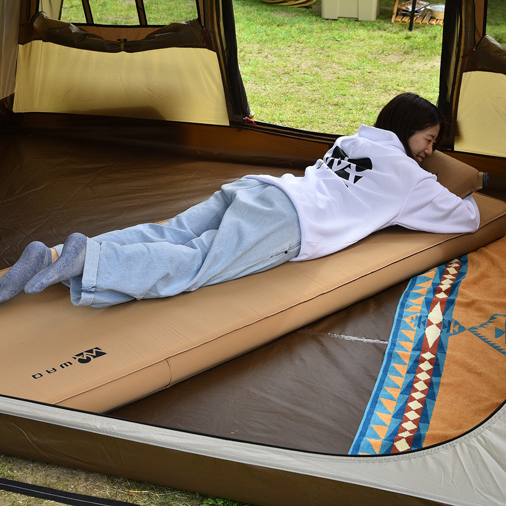 キャンプマット 10cm シングルサイズ WAQ RELAXING CAMP MAT【送料無料・1年保証】