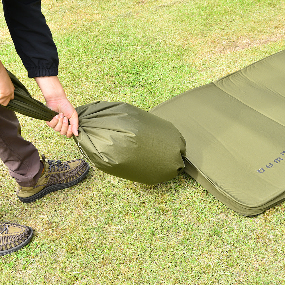 キャンプマット 10cm シングルサイズ WAQ RELAXING CAMP MAT【送料無料・1年保証】