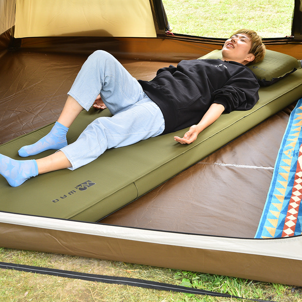 キャンプマット 10cm シングルサイズ WAQ RELAXING CAMP MAT【送料無料・1年保証】