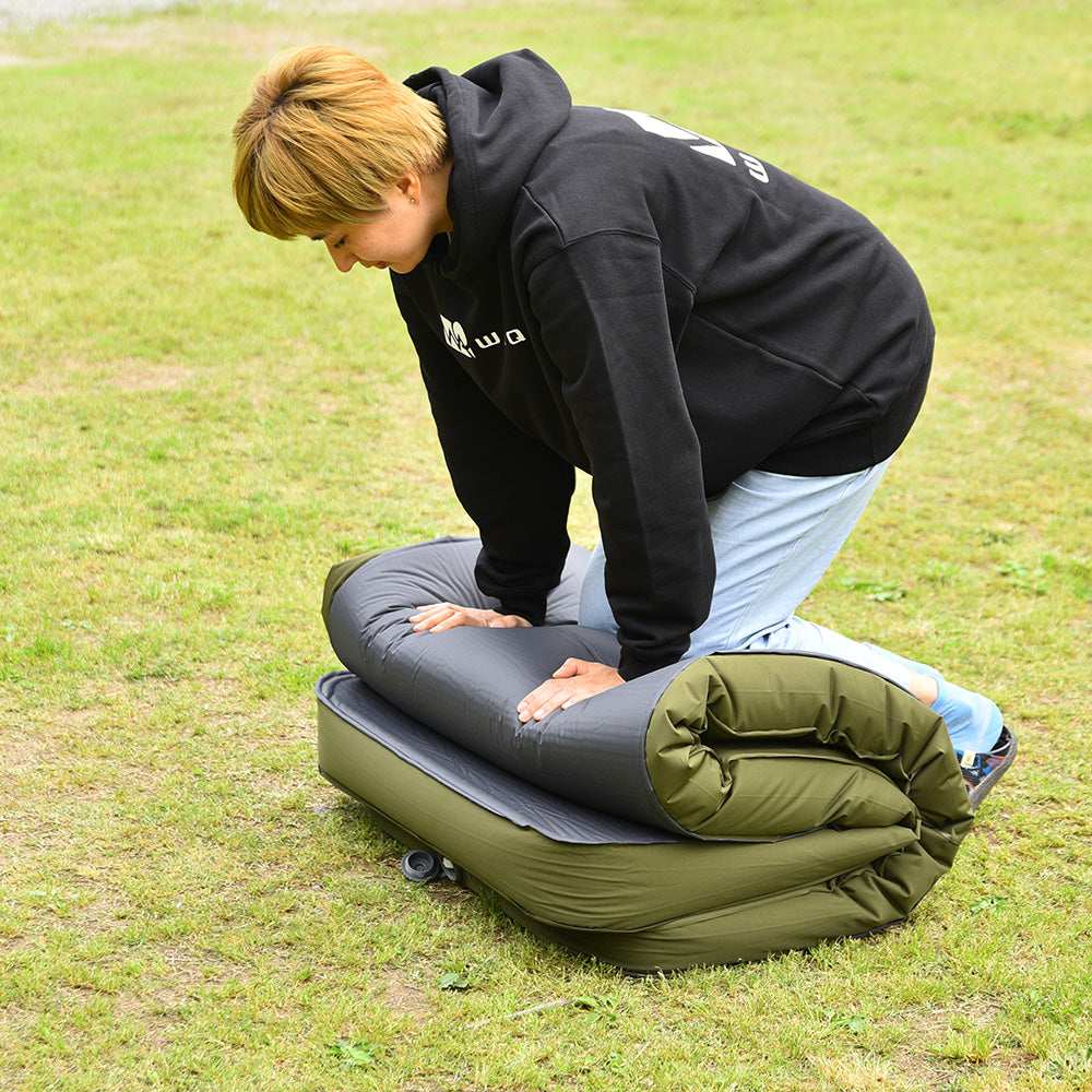 キャンプマット 10cm シングルサイズ WAQ RELAXING CAMP MAT【送料無料・1年保証】