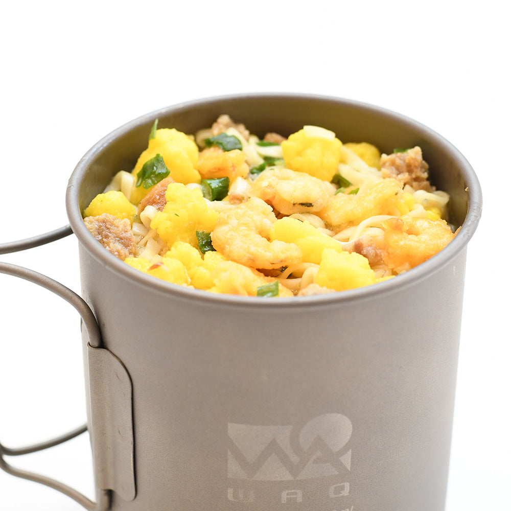 【お得な2個セット】チタンマグ 450ml WAQ【1年保証】