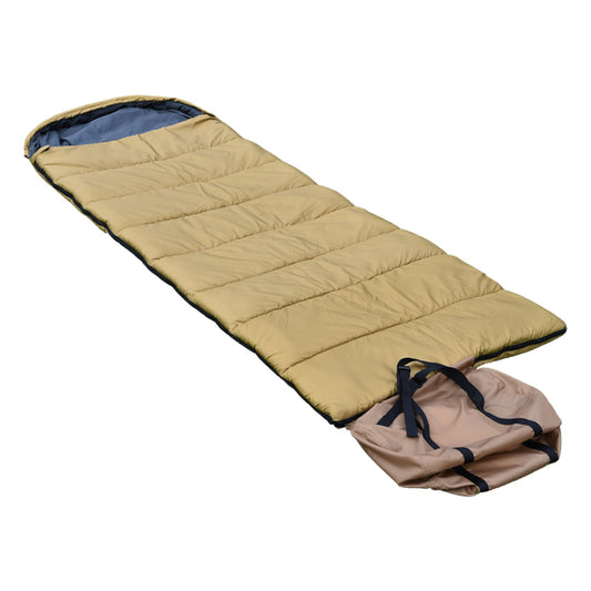 WAQ DD SLEEPINGBAG ソロ 両開きタイプ寝袋 3シーズン使用可能 快適使用温度0℃【送料無料 / 一年保証】