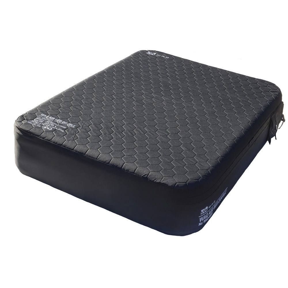 WAQ AIR BED 電動ポンプ内蔵エアーベッド シングル　ブラック 先着順予約販売中】 WAQ エアーベッド AIR BED 電動ポンプ内蔵