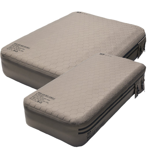 【新製品】【予約受付中！10月下旬出荷予定】 WAQ AIR BED シングル/ダブル｜アウトドア・キャンプ・来客用にも最適 【送料無料/1年保証】